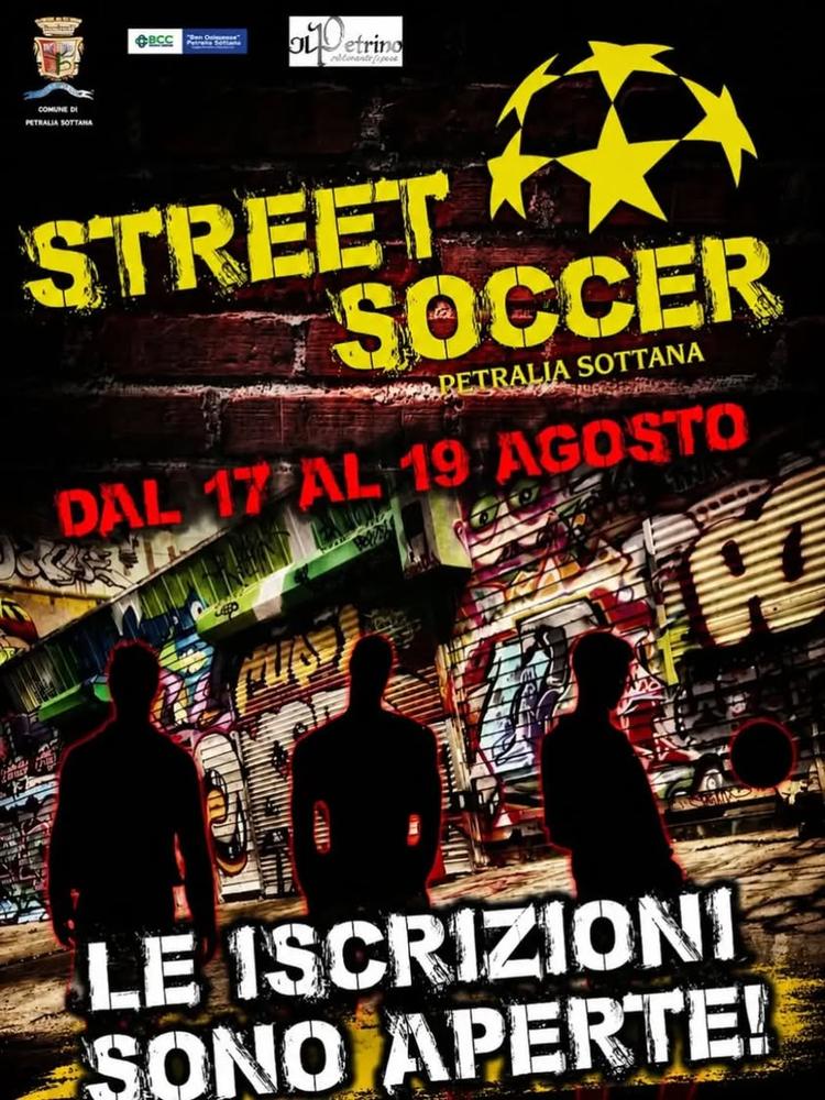 Sono aperte le iscrizioni per l’11ª edizione dello Street Soccer Petralia! 🗓 17/18/19 AGOSTO 2026 📍 Petralia Sottana T...