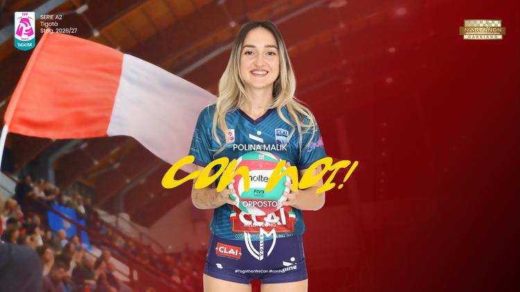 Volley A2/F, Narconon Melendugno: ritorna l’opposta Polina Malik