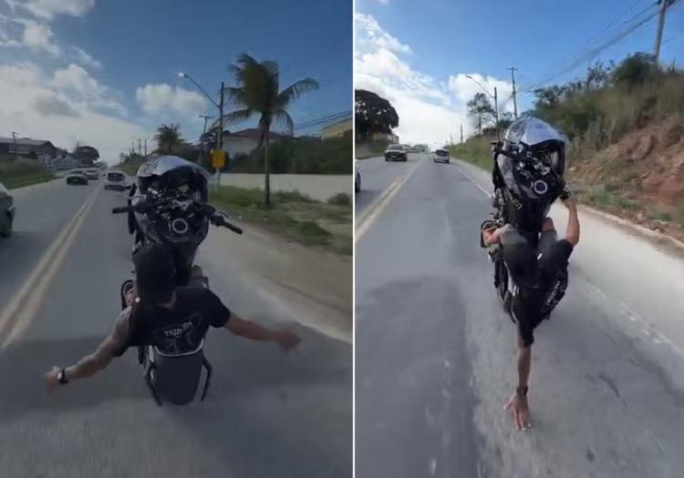 Motociclistas postam vídeos fazendo 'grau' em rodovias da Região dos Lagos; polícia investiga