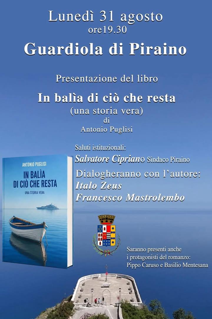 📌Un appuntamento dedicato alla cultura e alla narrazione di una storia vera. 📍 Oggi, ore 19:30