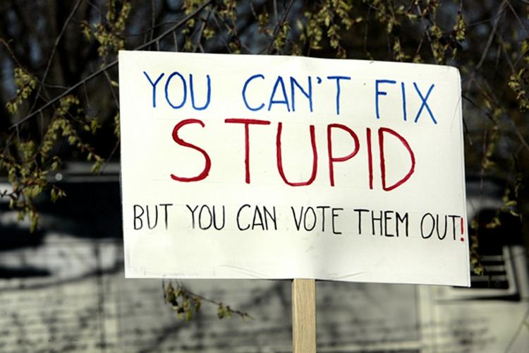 Vote them out of office