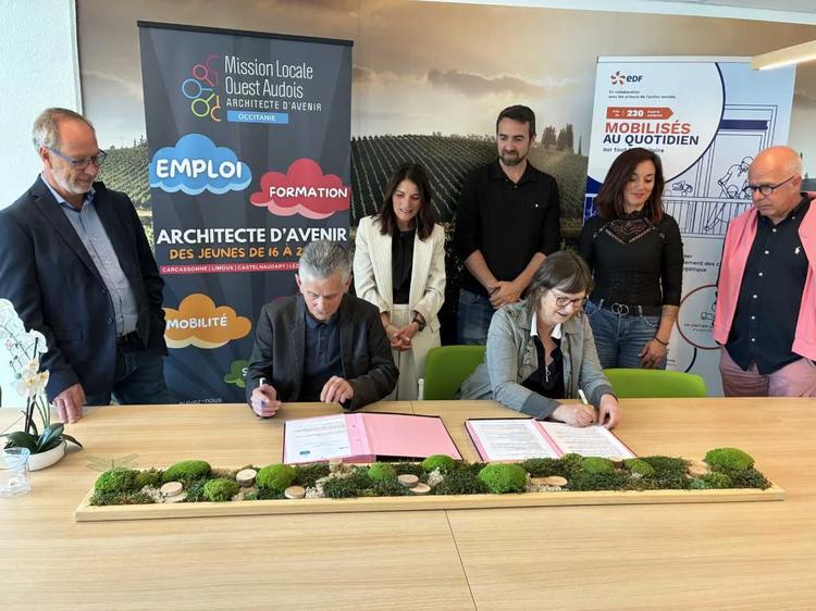 Carcassonne : la Mission Locale Ouest Audois et EDF s’allient en faveur des jeunes