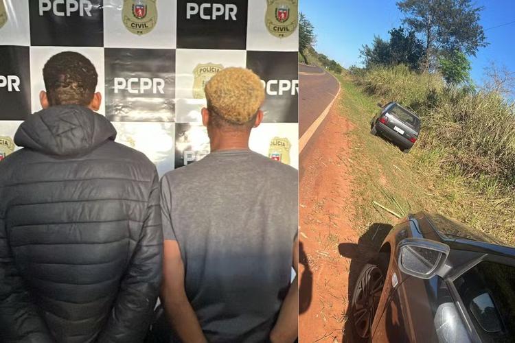 Criminosos oferecem 'aventura' a adolescentes de abrigo no PR, os levam para furtar carro e acabam presos após veículo estragar