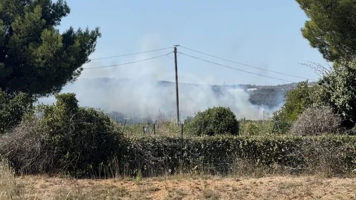 Hérault : un incendie en cours à Villeneuve-lès-Maguelone