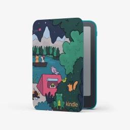 Kindle kids with leather cover