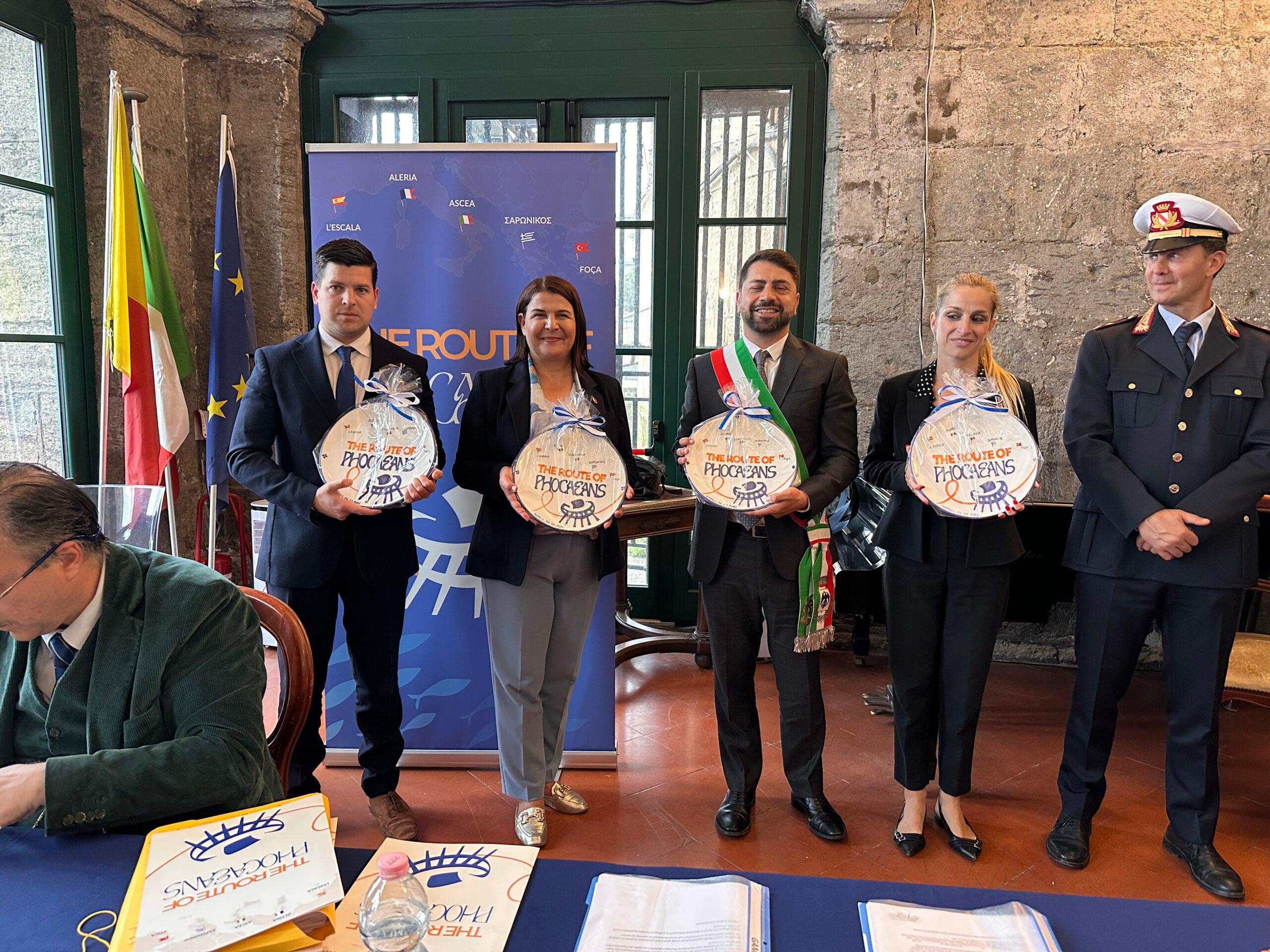 Nasce l’associazione la “Rotta dei Focei”: siglato l’accordo internazionale tra Ascea, Focea e Saronikos