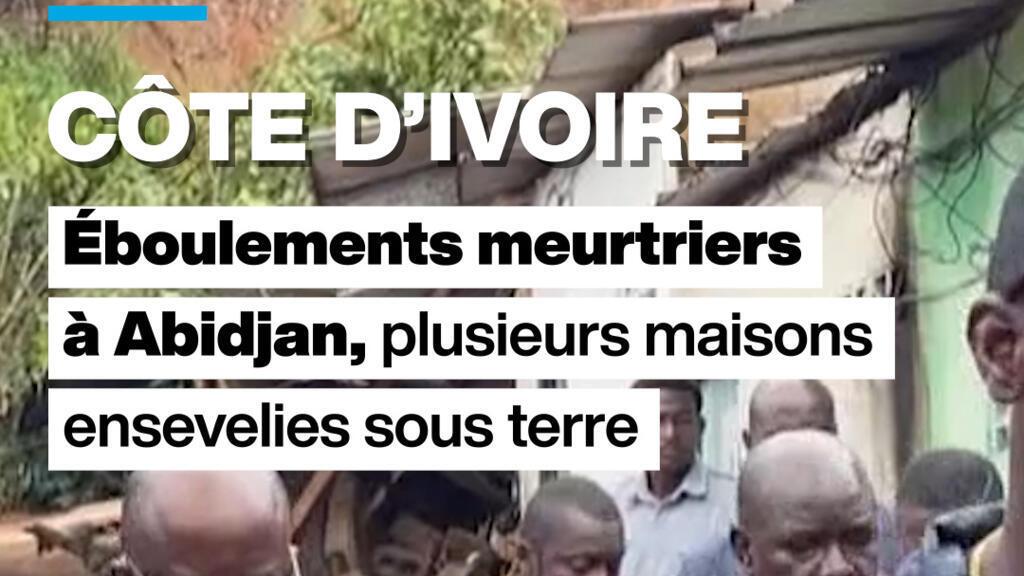 En Côte d'Ivoire, des éboulements meurtriers font plusieurs dizaines de victimes à Abidjan