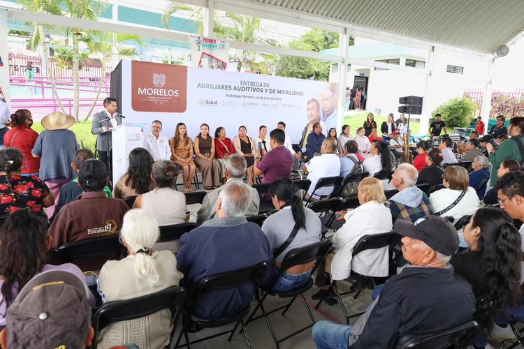 Más de 700 morelenses mejoran su calidad de vida con apoyos de salud en Xochitepec