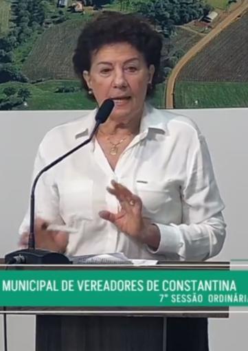 Pronunciamento da vereadora na sessão do dia 04/05