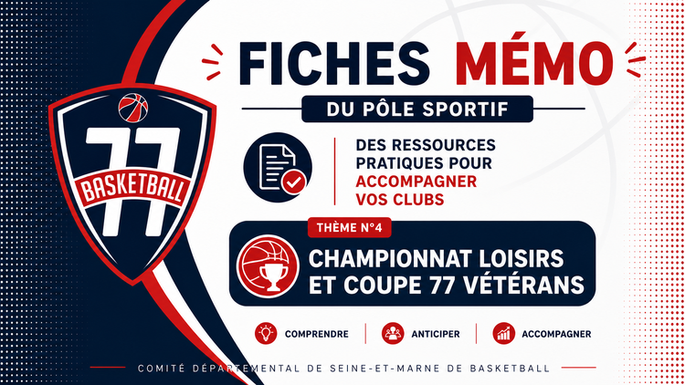 Fiche Mémo – Championnats loisirs et Coupe Vétérans