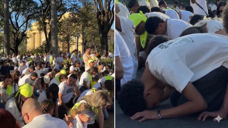 Milhares de cristãos oram de joelhos por Belo Horizonte: ‘Será alcançada pelo Evangelho’