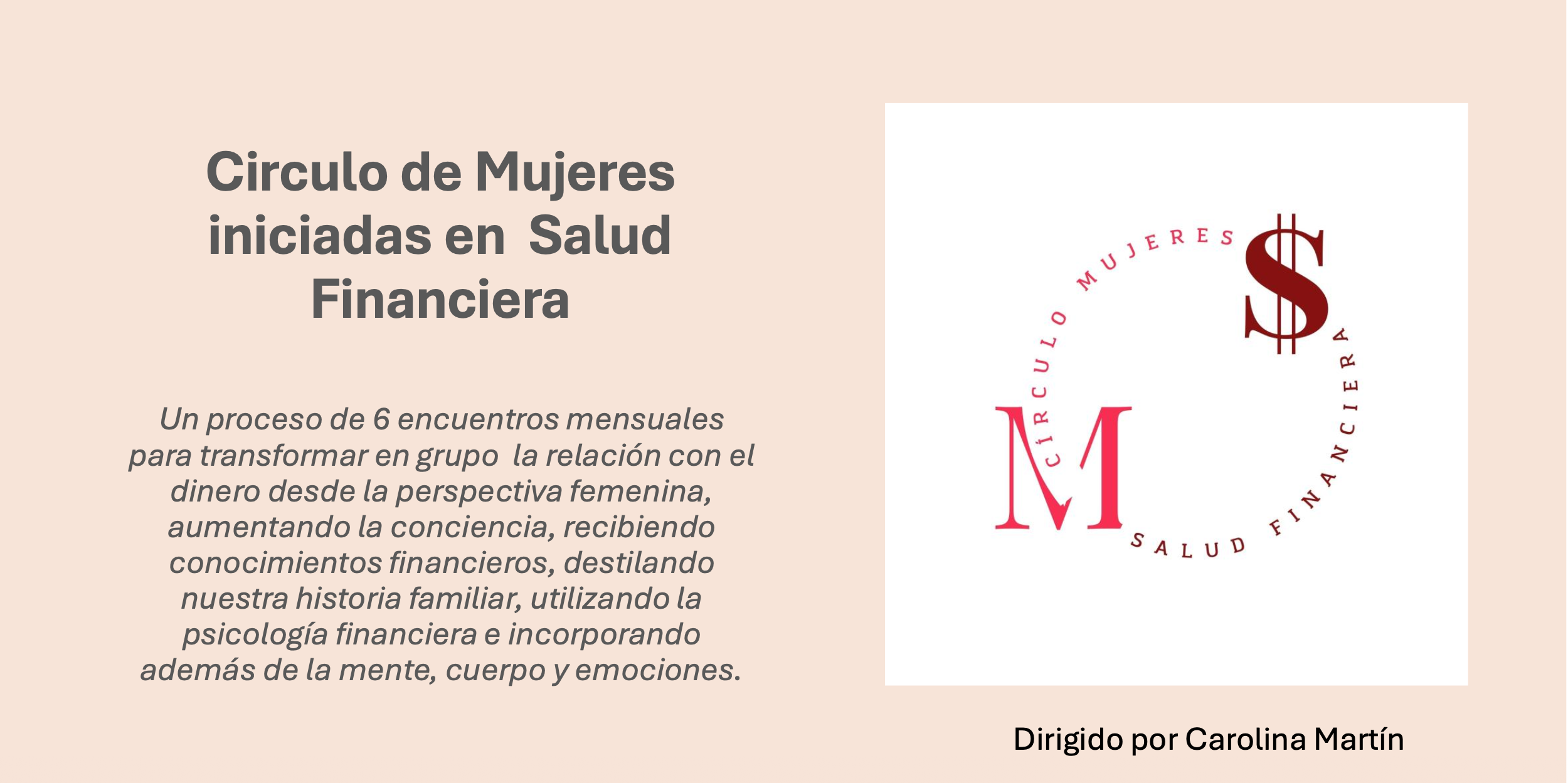Circulo de Mujeres INICIADAS EN SALUD FINANCIERA