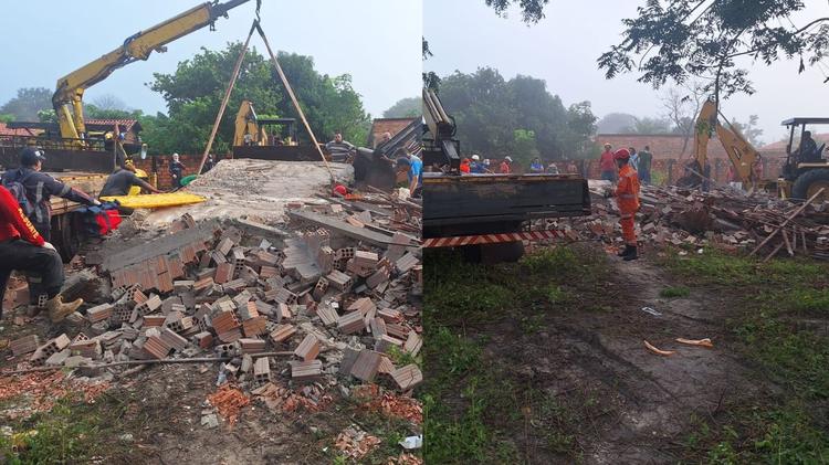 Grávida e filhos de 8 e 6 anos morrem em desabamento de casa no Norte do PI
