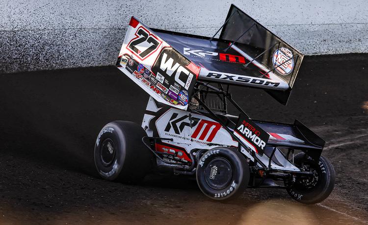 Emerson Axsom driving the Klaasmeyer/Petry Motorsports No. 27
