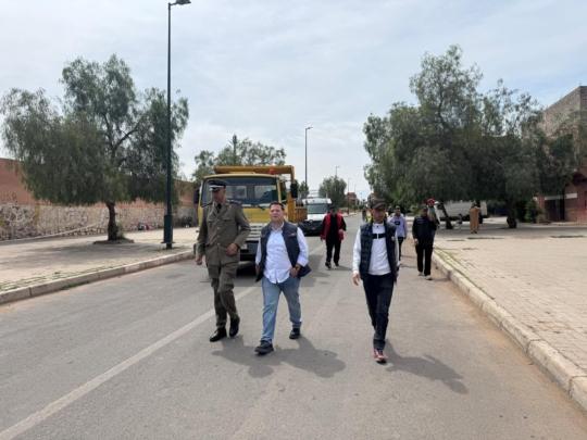 سلطات سيدي يوسف بن علي الجنوبي تواصل حملات تحرير الملك العمومي