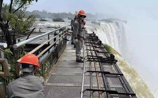 Passarela argentina Garganta do Diabo, nas Cataratas do Iguaçu, ficará fechada até dezembro
