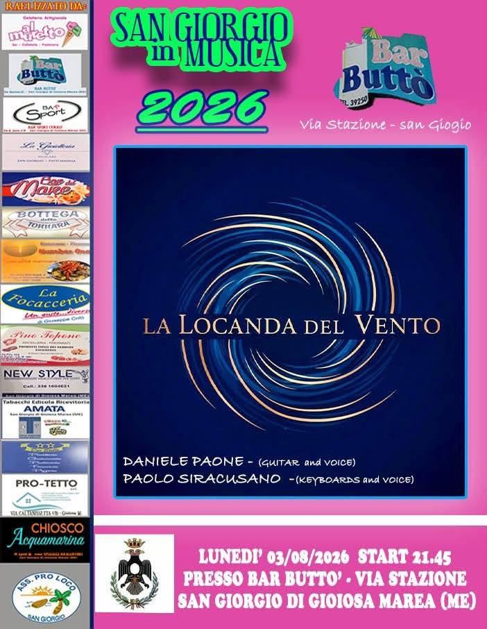 🎶 SAN GIORGIO IN MUSICA 2026 🎶 La grande musica dal vivo torna protagonista! 📅 Lunedì 3 Agosto 2026... 🕤 Ore 21:45 �...