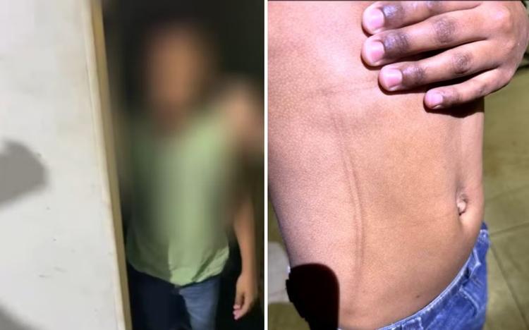 Criança resgatada também era agredida com fio e utensílio de cozinha, diz delegada