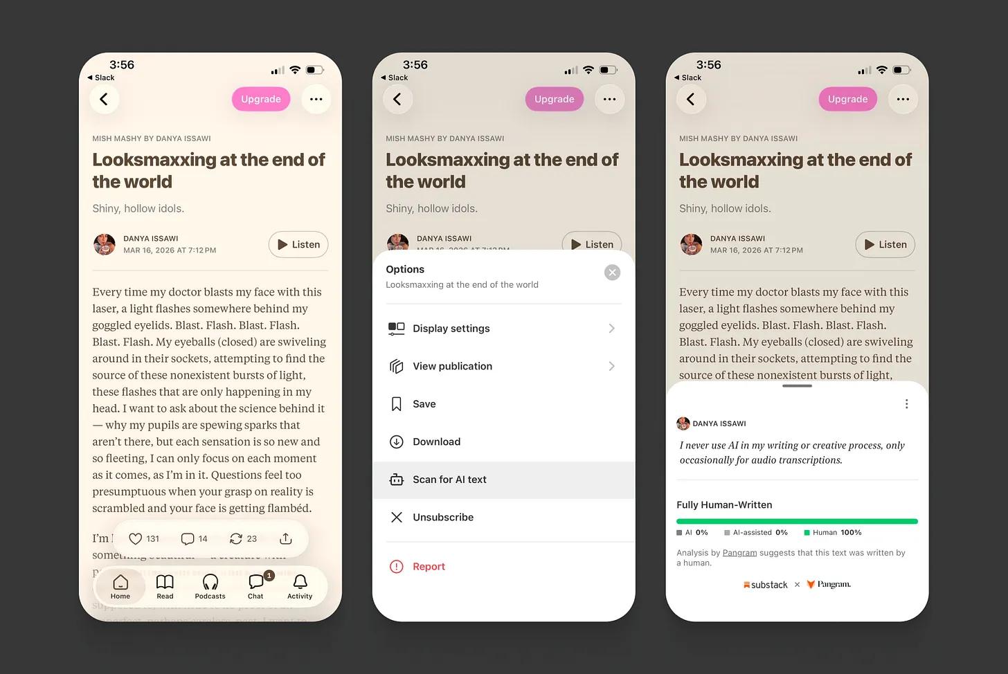 Substack déploie un détecteur d’IA pour identifier les contenus générés par des chatbots