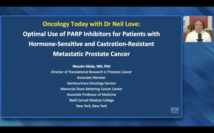 PARP Inhibitors for Patients with Hormone-Sensitive and Castration-Resistant Metastatic Prostate Cancer — An Interview with Dr Wassim Abida