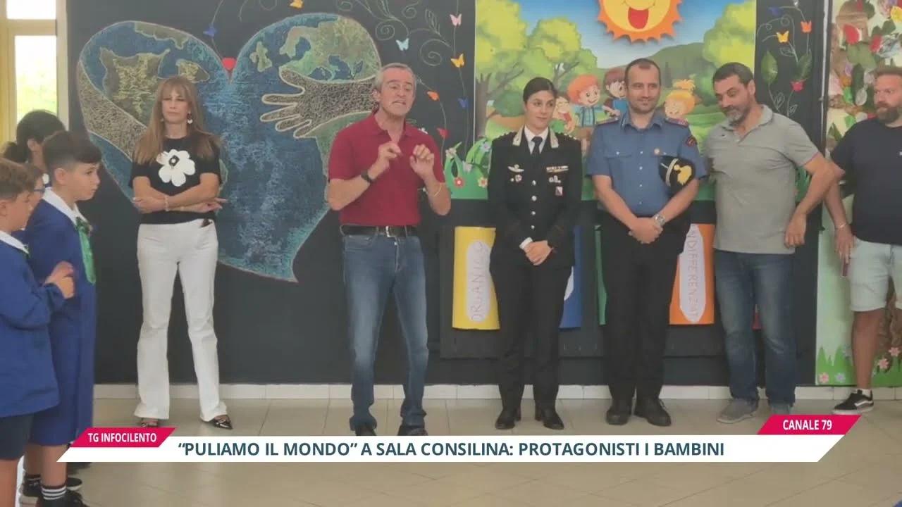 Sala Consilina, “Puliamo il Mondo”: i bambini protagonisti dell’ambiente