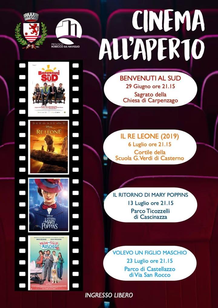 CINEMA ALL'APERTO #Comune #RobeccoSulNaviglio #Proloco Proloco Robecco Sul Naviglio  --------- Scarica l’App del tuo Com...