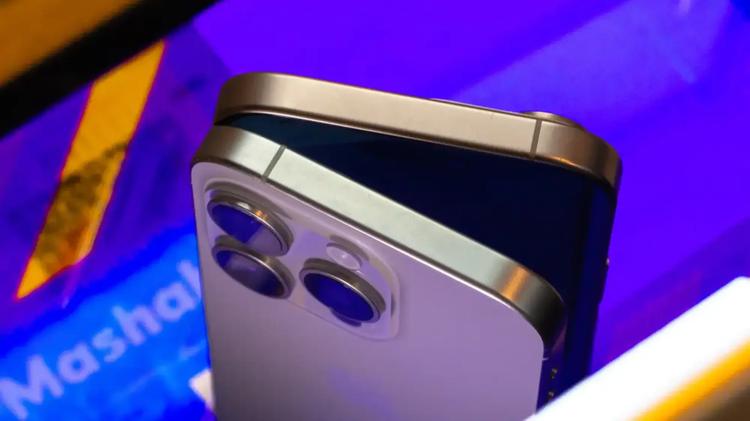A smartphone with a folding screen.