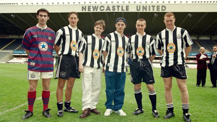 Adidas Kit Launch 1995 Ant & Dec Gillespie Elliott Clark Watson Newcastle