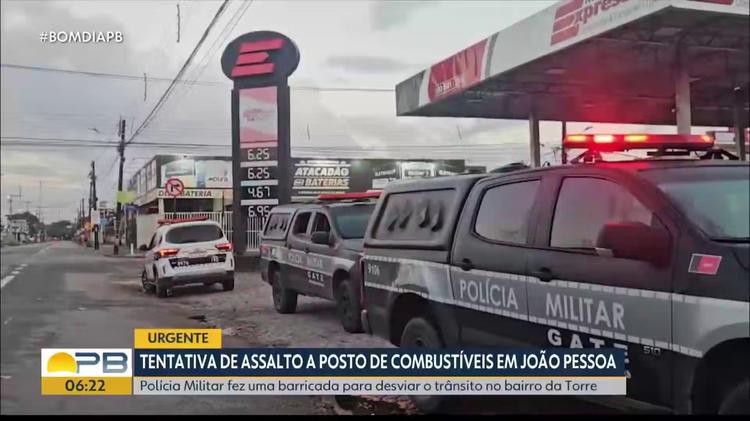Homens rendem vigilante e tentam assaltar posto de combustíveis, em João Pessoa