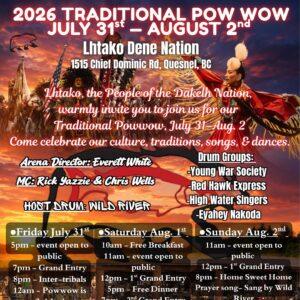 Lhtako Dene Nation Traditional Pow Wow 2026
