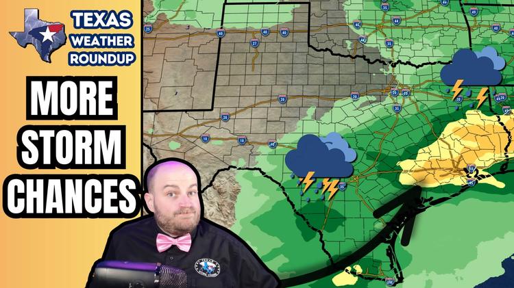 Texas Storm Chances Continue Into the Weekend After Hill Country Hail