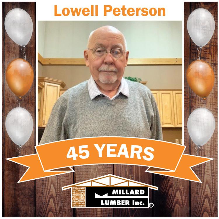 Happy 45th Anniversary Lowell Peterson!