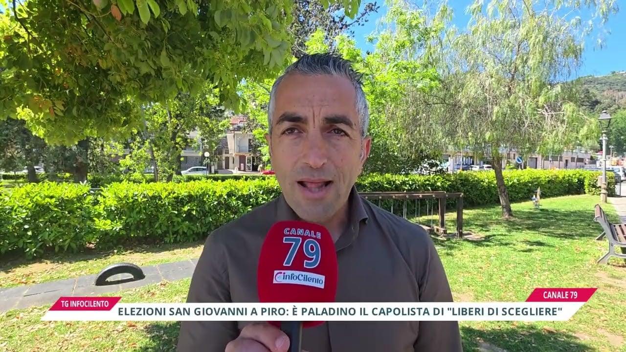 Elezioni San Giovanni a Piro: è Sandro Paladino il capolista di “liberi di scegliere”