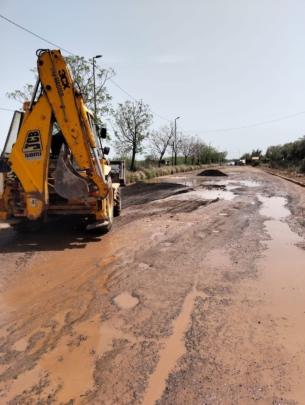 بعد تنبيه لوضعيتها المتدهورة إصلاحات ترقيعية لطريق بتسلطانت