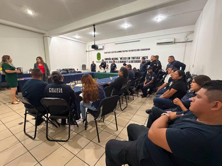Así capacitan a policías para proteger mejor a las mujeres en Temixco