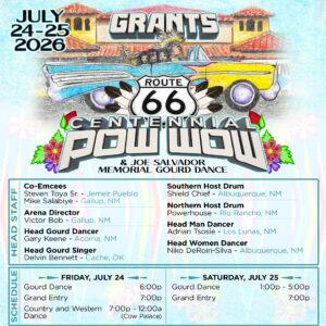 Grants-Route 66 Centennial Pow Wow 2026