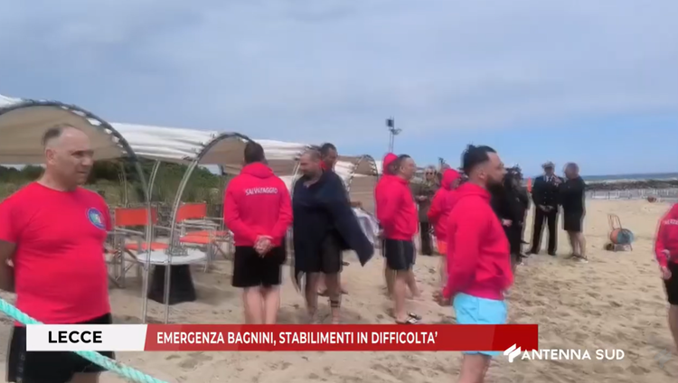 Lecce, emergenza bagnini: stabilimenti in difficoltà