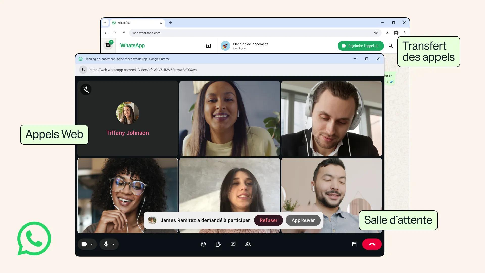 WhatsApp Web permet enfin les appels audio et vidéo avec de nouvelles fonctions de réunion