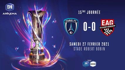 D1 Arkema, J15  Paris FC - EA Guingamp (0-0)