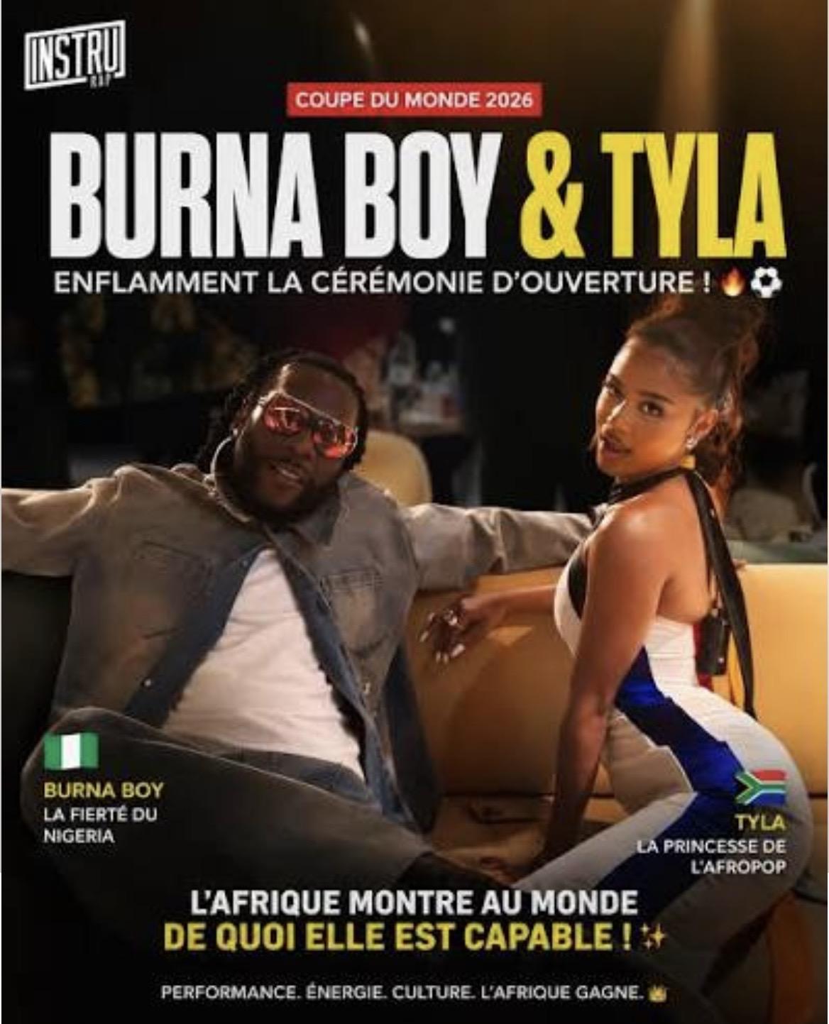 Mondial 2026: Burna Boy, voix de l’Afrobeats