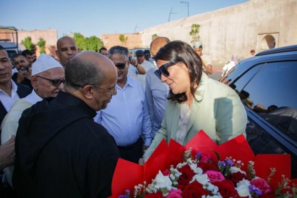 بالصور.. المنصوري تواصل تنزيل مشاريع التأهيل الحضري بافتتاح منتزه اكدال با احماد ومركز ثقافي بباب أغمات