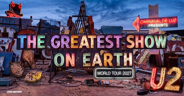 U2 annonce l’étape européenne de son monumental The Greatest Show On Earth Tour avec Wolf Alice en première partie !