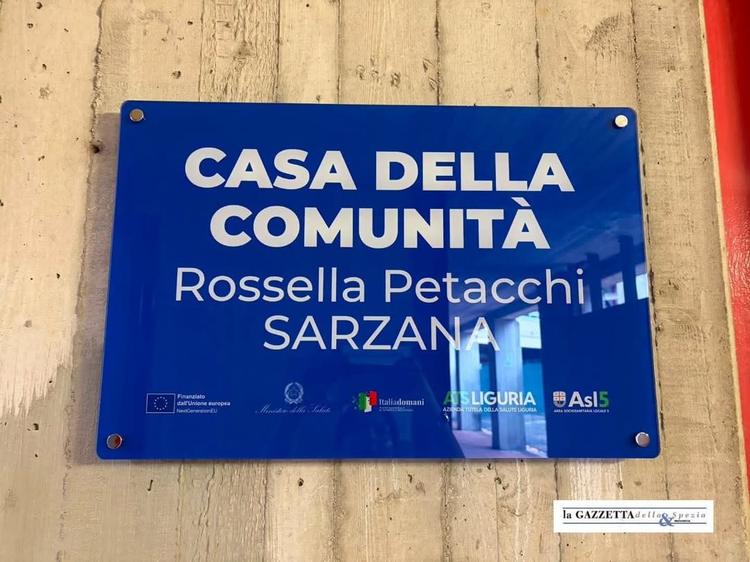 Assessore Mezzani a rappresentare Vezzano Ligure all' inaugurazione della casa della comunità all' ospedale S. Bartolome...