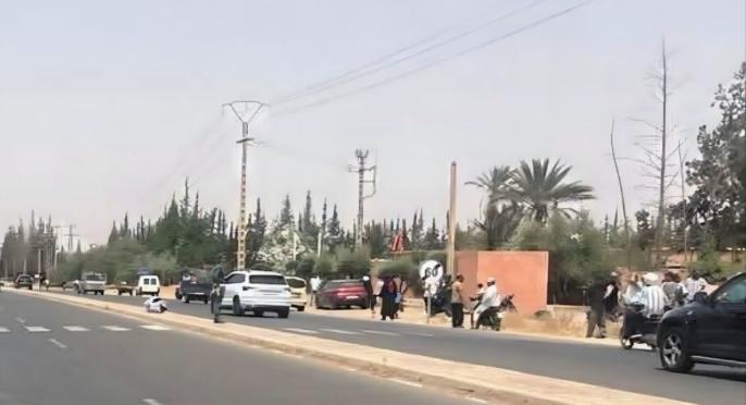 مصرع سيدة حامل دهسًا بسيارة أجرة بأولاد حسون ضواحي مراكش