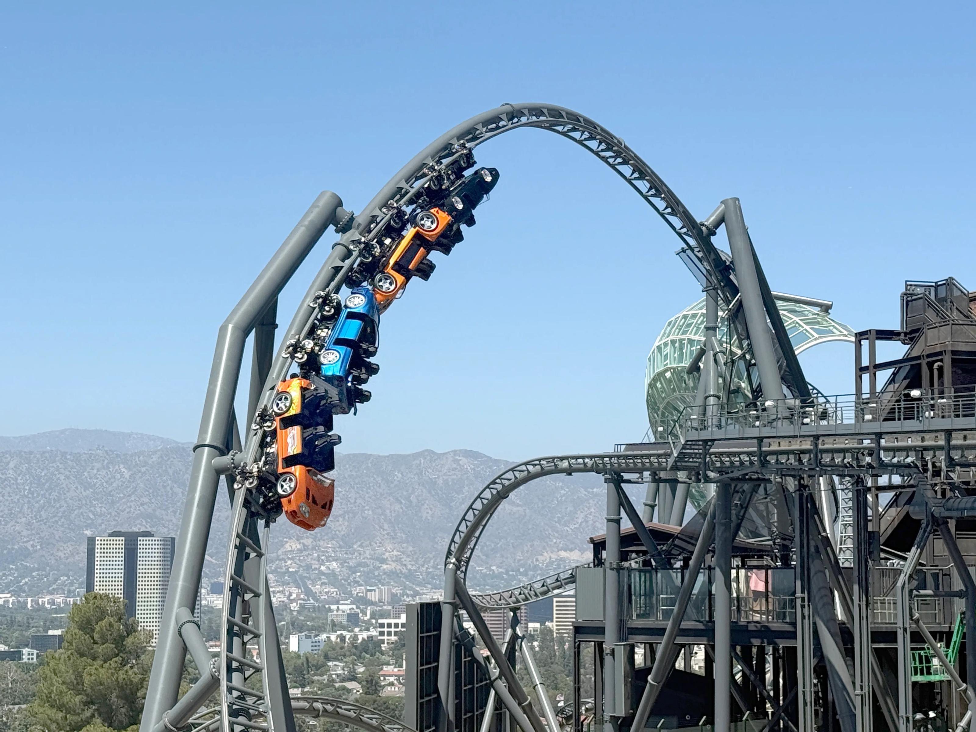 En pocos días abre al público la montaña rusa “Fast & Furious” de Universal Studios Hollywood