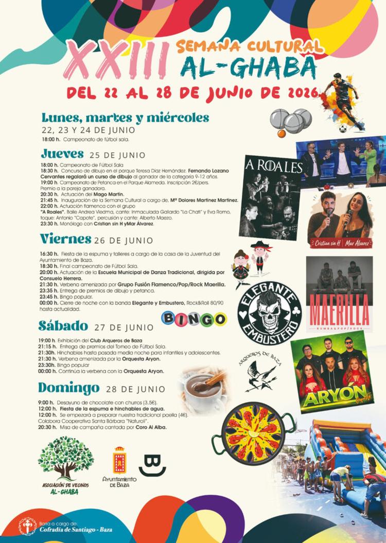 La Asociación de Vecinos Al-Ghaba celebra su XXIII Semana Cultural del 22 al 28 de junio