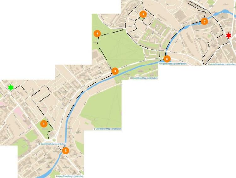 Route overview of the London St John's Wood, Primrose Hill & Camden Locks Walk