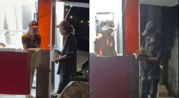 Trailer dá hot dog a moradores de rua em troca de leitura da Bíblia: "Transformar vidas"
