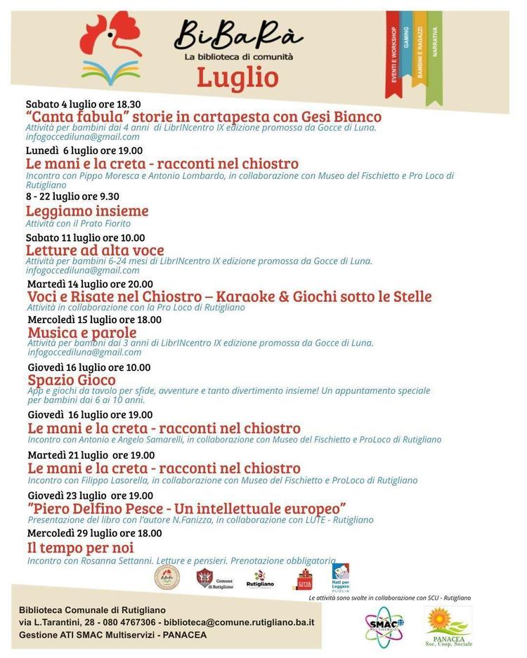 Leggiamo insieme (Inizio ore 09.30)