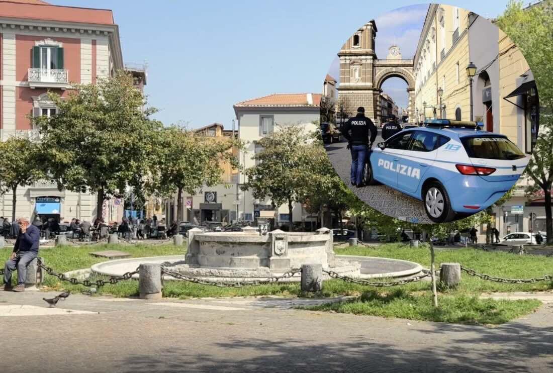 Aversa, blitz della Polizia in piazza Vittorio Emanuele: chiuso un locale per gravi carenze igieniche